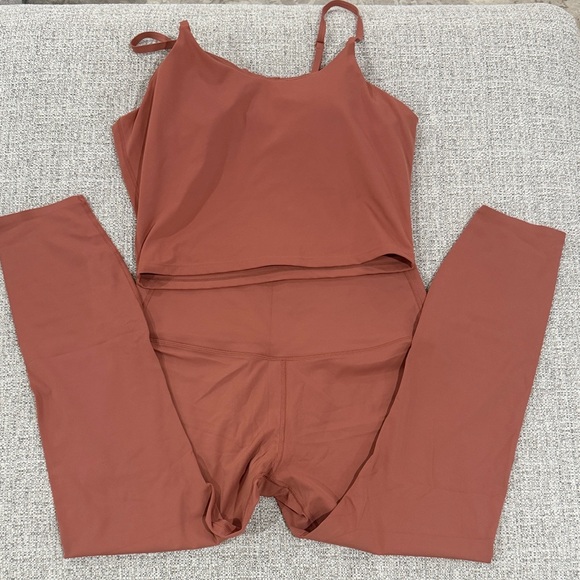 NWOT TaviSculpt® High Waisted Spice Pink Color 7/8 Leggings - Picture 11 of 11